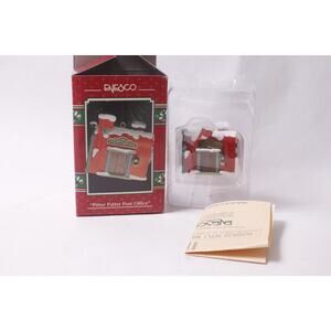 Enesco Pitter Patter Post Office Keepsake Ornament Christmas ~ 260304-WH 1032